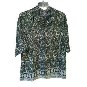 Mens Fiend Shirt Short Sleeve Summer XXL  Black and Tan